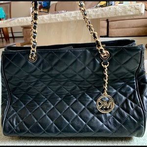 Michaels Kors Black Quilted Purse